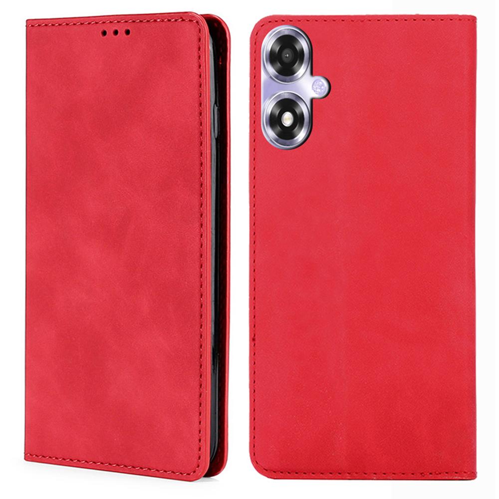For Oppo A2x 5G/A2m 5G Card Slots Phone Case PU Leather Stand Mobile Phone Cover