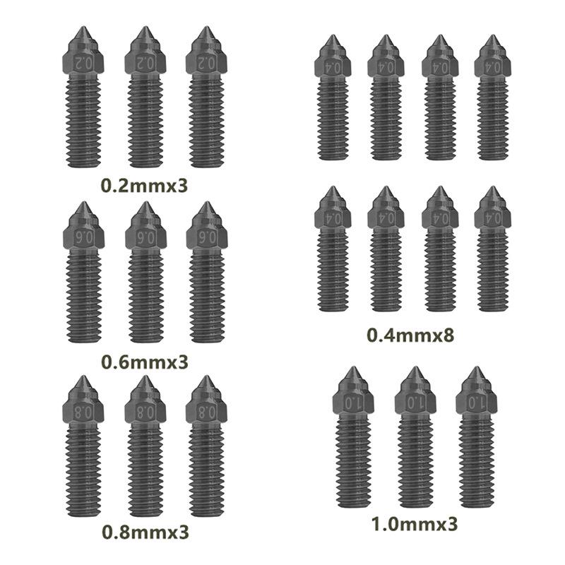 Creality gehärtete Stahldüse für K1, K1 Max, CR-M4, CR-10 SE, Ender3 V3 KE