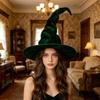 Halloween Wizard Hat Kids Adults Halloween Party Cosplay Costume Decoration Witch Hat Home Yard Cosplay Event
