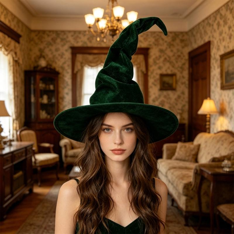 Halloween Wizard Hat Kids Adults Halloween Party Cosplay Costume Decoration Witch Hat Home Yard Cosplay Event