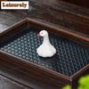 Yixing Purple Sand Little Garlic Goose Tea Pet Ancient Tea Games Tea Figurine Play Toys Tea Statue Ornaments Tableware Supplies