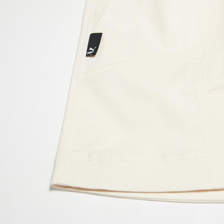 Puma Plain Simple Breathable Comfortable Short Casual Skirt Women Skirts White 624114-65
