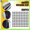 Panel 100x Moulding Rocker Set Trim Clip Exterior for 19352782 Hole Into 9mm