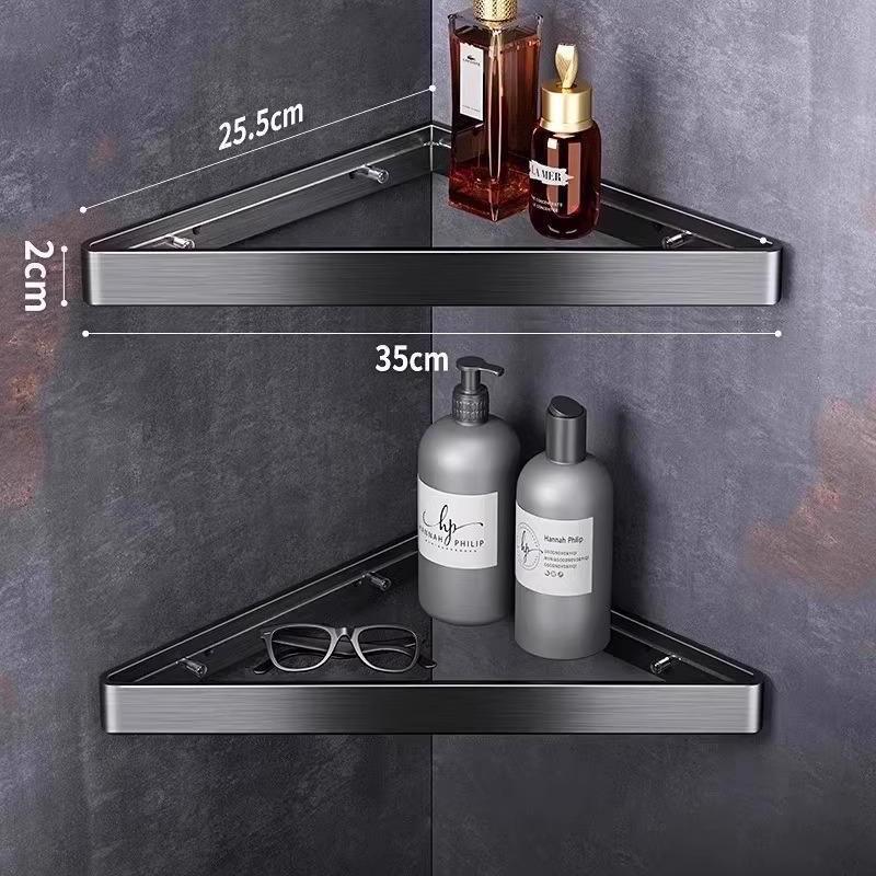 304 Stainless Steel Corner Glass Shelf
