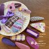 Winter Purple Elegant Hairpins Women Girls Kids Hair Clips Pin Barrettes Accessories Hairgrips Headdress Headwear Ornaments