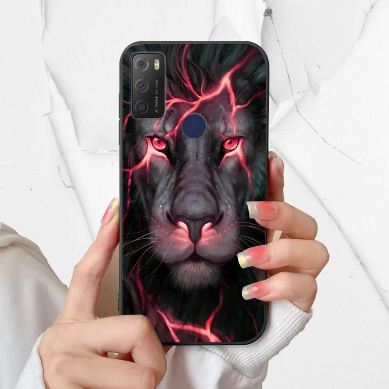 For Alcatel 1S 2021 Case 6025H 6025D Fashion Silicone Soft TPU Phone Cover For Alcatel 1 S 2021 1S(2021) Case Funda Coque Bumper