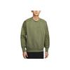 Nike Dri-FIT Standard Issue Fleece Panel Schnelltrocknendes Basketball-Rundhals-Sweatshirt für Herren sweatshirt Medium-Olive FN2668222