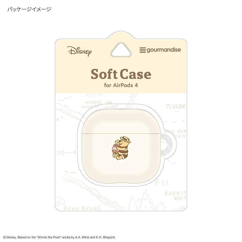 gourmandies disney characters / AirPods 4 correspondence soft case Winnie the Pooh DNG-241PO