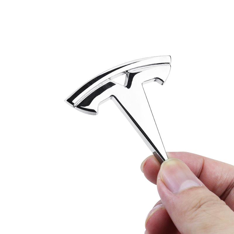 1Pcs Car Steering Wheel Sticker Emblem Logo Decal Badge For Tesla Model S Model X Model Y Cybertruck Model 3 Model Y