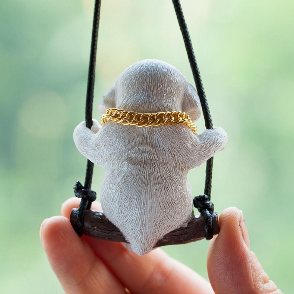 Decoration Auto Interior Accessories Swing Dog Car Hanging Creative Car Pendant  Gift