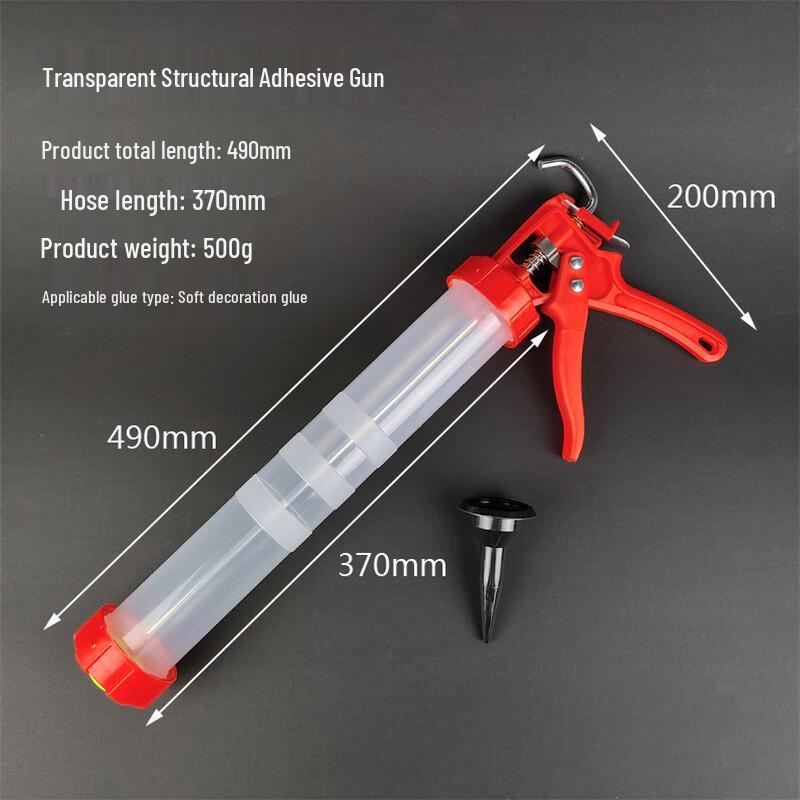 Belton Manual Transparent Tube Caulk Gun