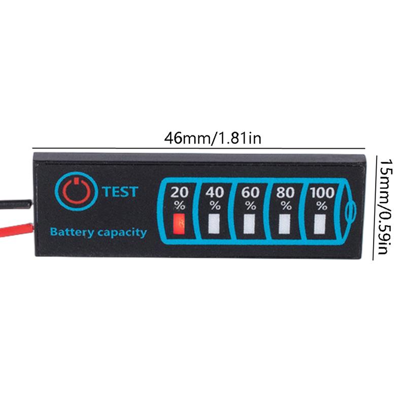 12V24V Lead Acid Battery Level Indicator Tester Lcd Display Meter Module Capacity Voltage Meter