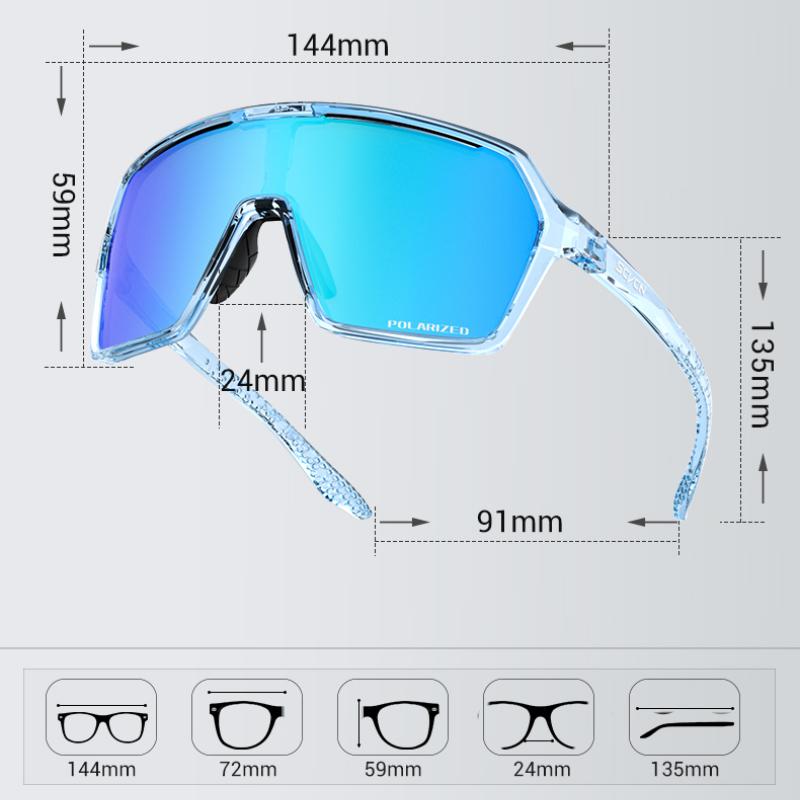 SCVCN Cycling Glasses Fashion Sunglasses for Men Photochromic Women Bike Mountain Road Bicycle Eyewear Cycle Goggles UV400 MTB