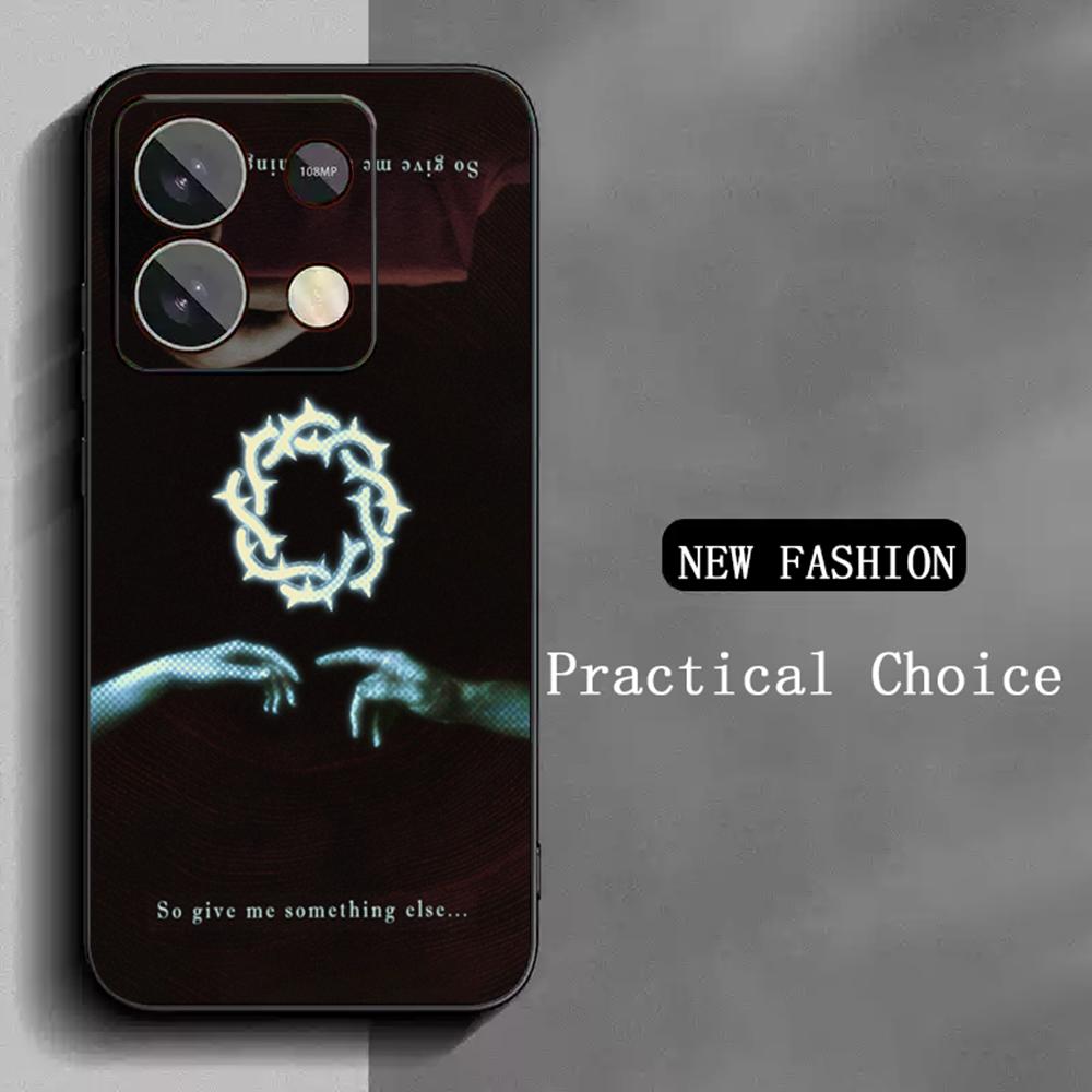 Cool fashion Bad Omens band poster Phone Case For Redmi Note 14 13 12 11 Pro Plus S 5G 14C A3 Soft Black Phone Cover