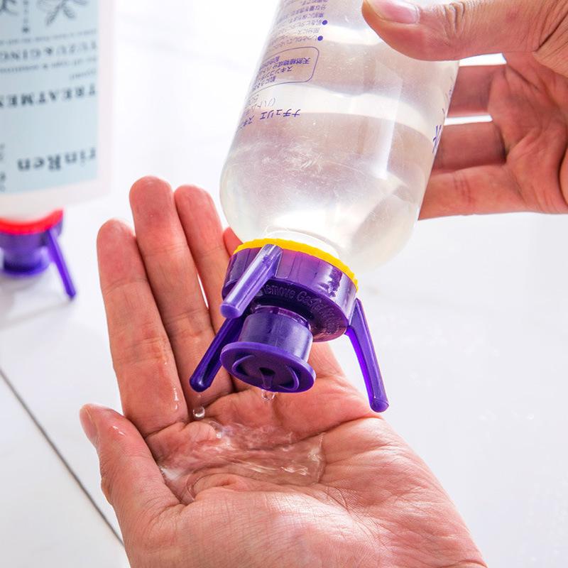 Inverted Bottle Cap for Kitchen & Bathroom: Easy-Pour Spice, Shower Gel & Shampoo Dispenser