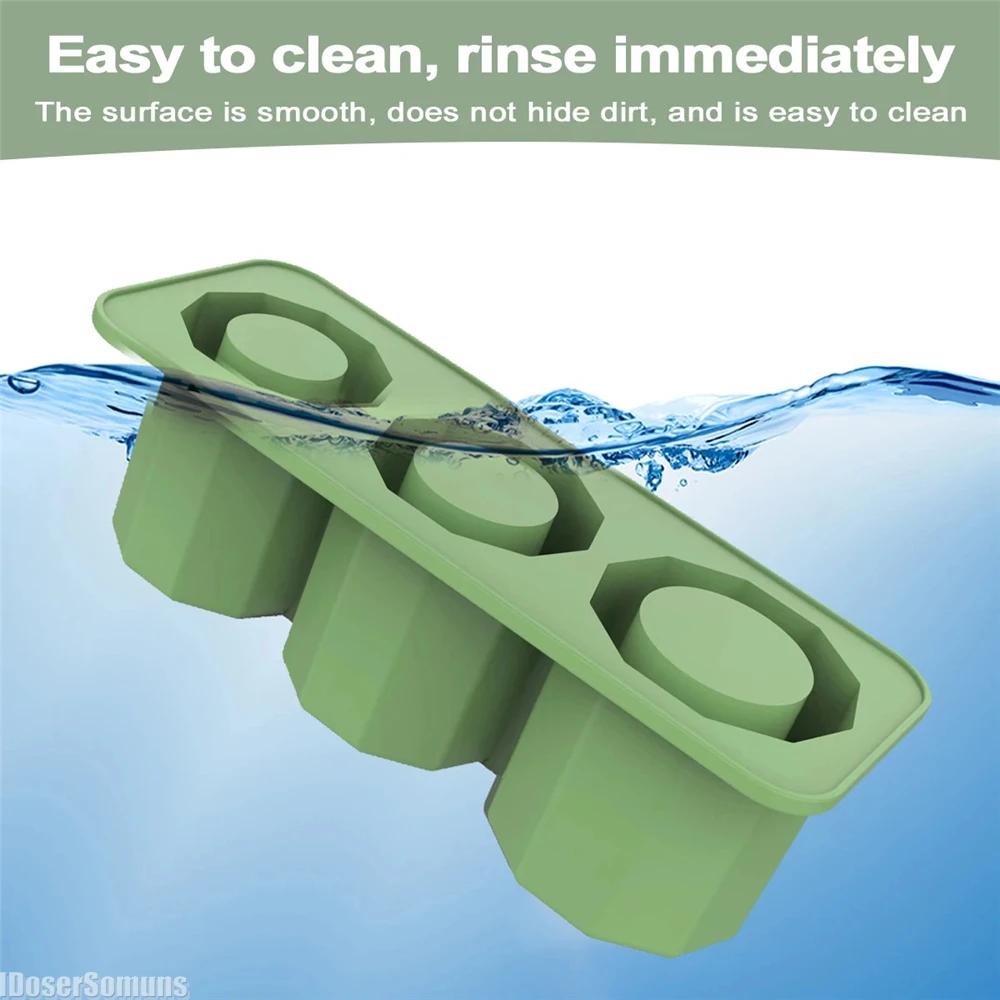 Ice Cube Tray for 30oz Cup Tumbler 30oz Cup Cylinder-Shaped Silicone Ice Mold with Lid 30oz Cup Accessories