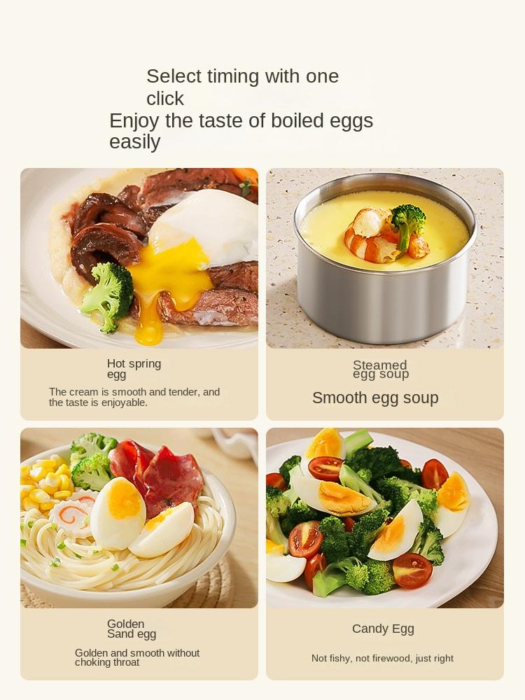 220V Home Electric Egg Boiler Automatic Egg Steamer Food Cooking Machine Multi Cooker for Breakfast
