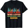 Just A Boy Who Loves Christmas and Hamsters T-Shirt GIU1 Mens Womens Tank Top Sweatshirt Hoodie Longsleeve 640 Black