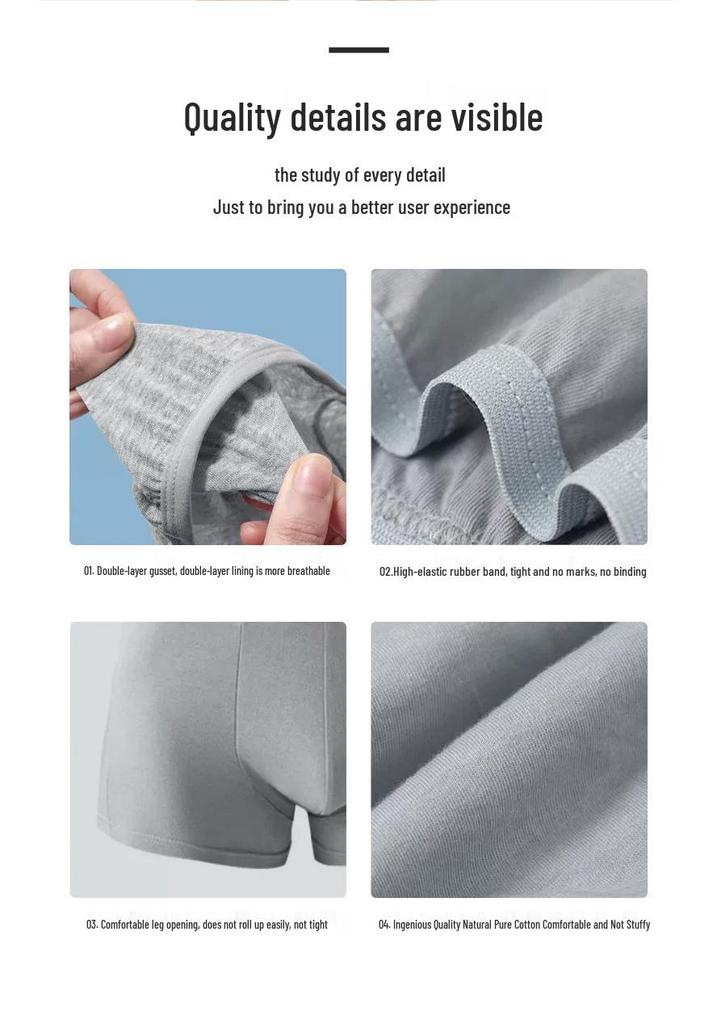Sterile Einweg-Baumwoll-Boxershorts für Herren, Reisefreundlich, Kein Waschen nötig, Einzeln verpackt, Tragbar, Kurz.