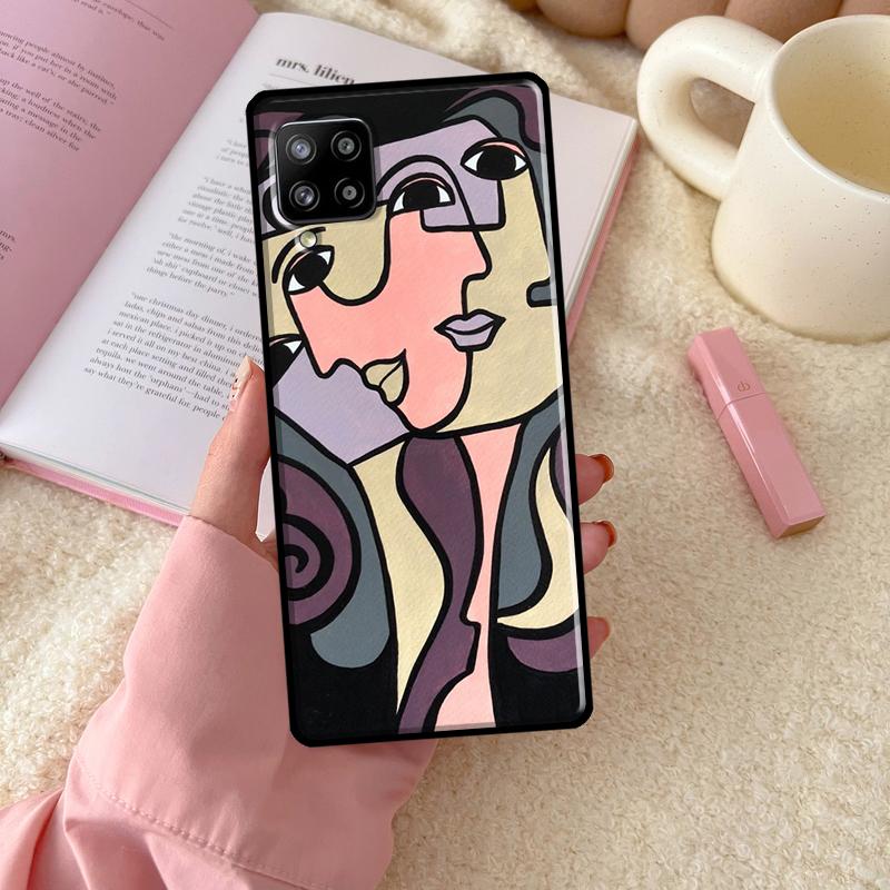 Abstract Portrait Art Painting For Samsung Galaxy A16 A26 A36 A56 A06 A53 A33 A13 A12 A32 A52 A55 A35 A15 A54 A34 A14 Case