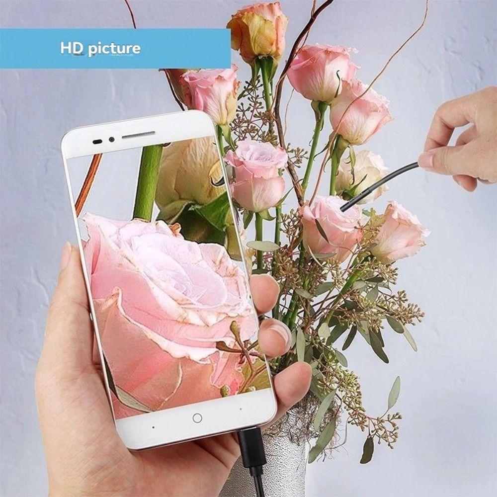 6 LED Lights Borescope Camera IP67 Waterproof Mini Endoscope Inspection Camera  Android Devices
