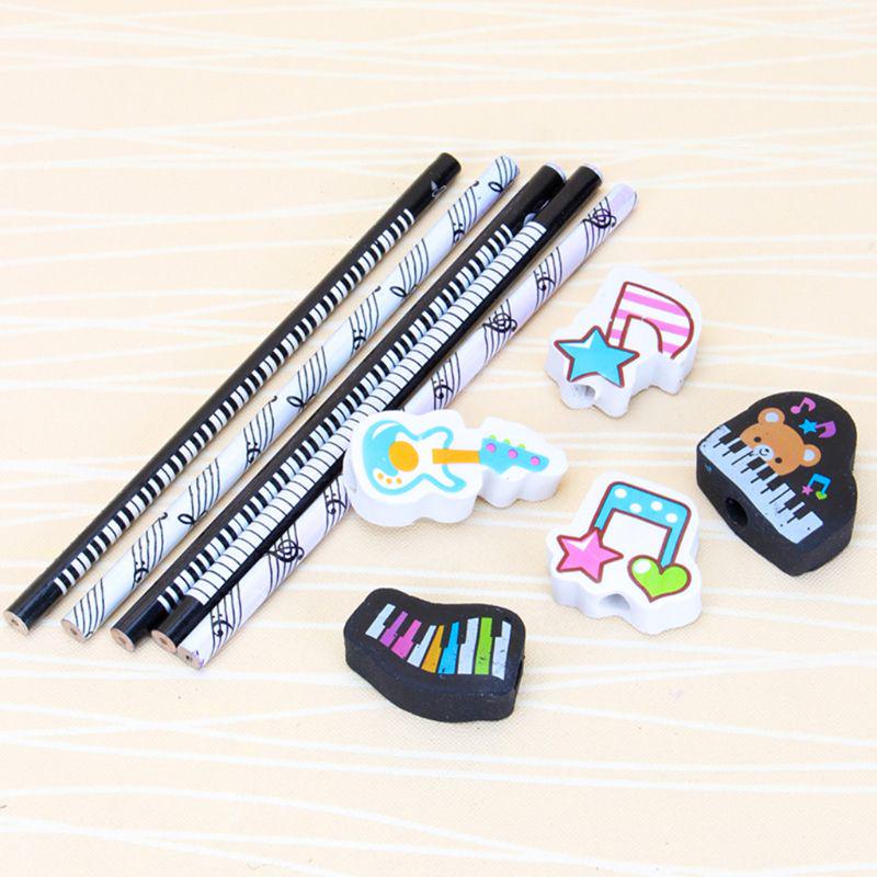 12pcs Musical Note Pencil Pencil Music Stationery Piano School ^m^ 12pcs Musical Note Pencil Pencil Music Stationery Piano School ^m^