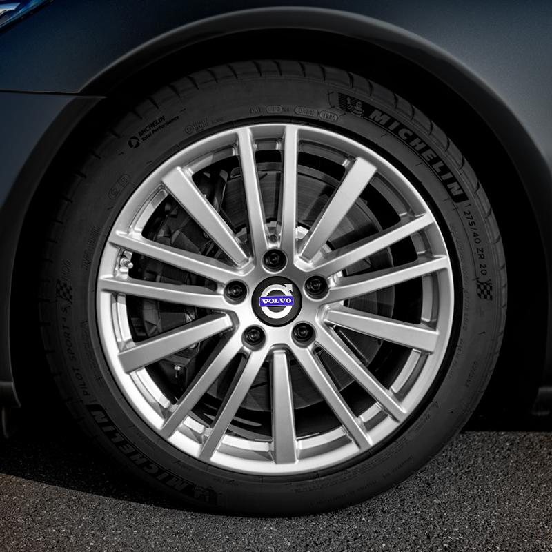 4Pcs 56mm Car Wheel Center Cap Emblem Sticker For Volvo Rdesign Xc60 Xc90 V40 V60 S60 V50 V90 S80 C40 XC40 V70 XC70 Accessories