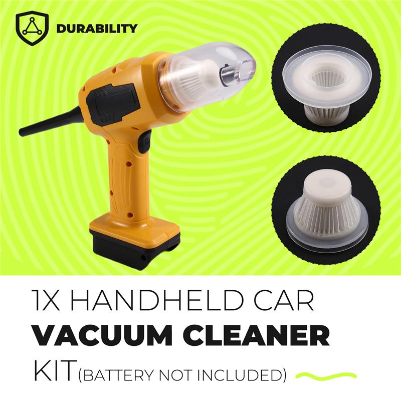 

ABMH-Handheld Car Vacuum Cleaner 10Kpa Cordless Dust Collect Machine Andair Blower Power Tool Fordewalt 18V 20V Battery