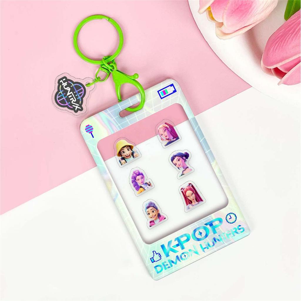 Cartoon Anime Movie Transparent Acrylic Keychain Pendant, Exquisite Gift Hanging Accessories For Backpacks