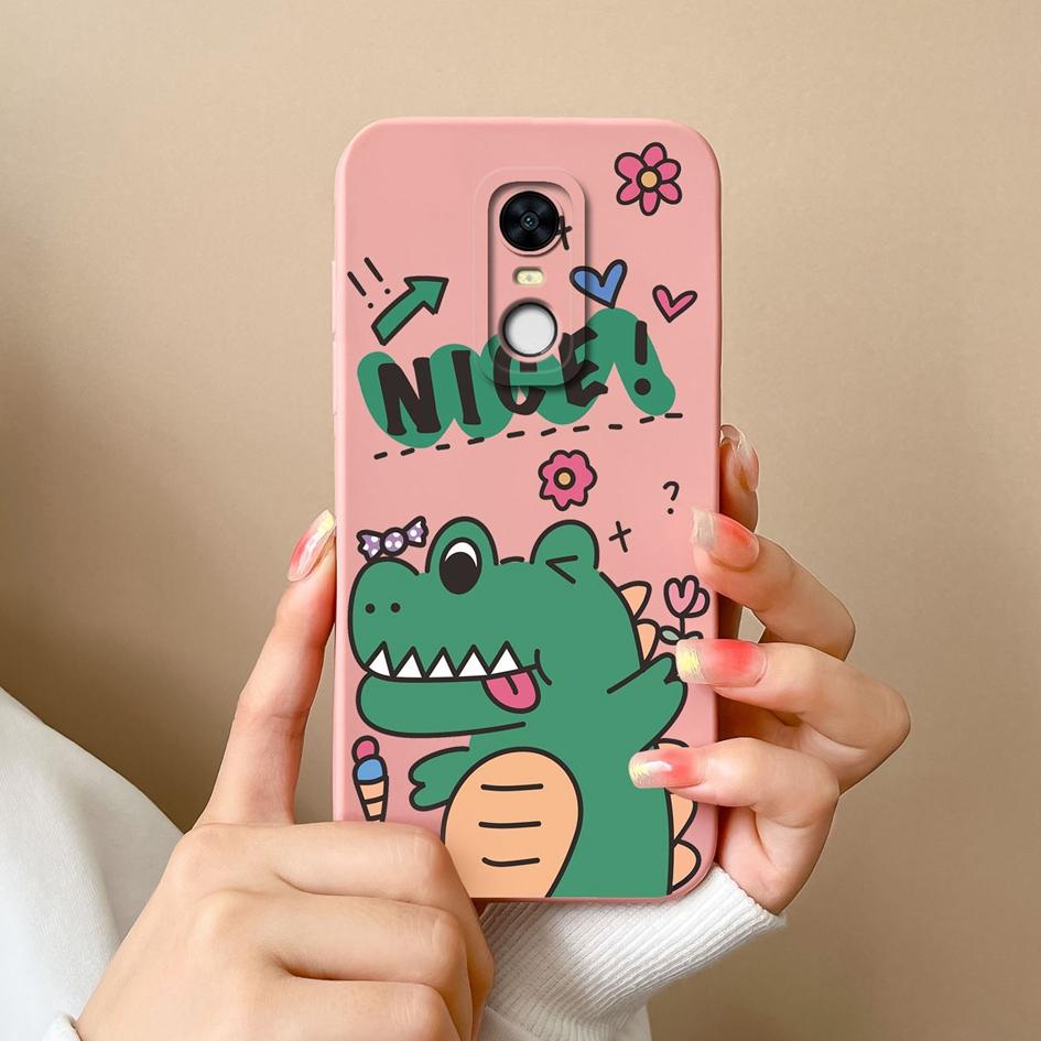 Hülle für Redmi Note 8 7 7S 9 9S 9T 10 10S 10T 5 K80 Pro Max Plus Freche Dinosaurier-Muster Weiches Silikon Premium Schutzhülle für Redmi Capa