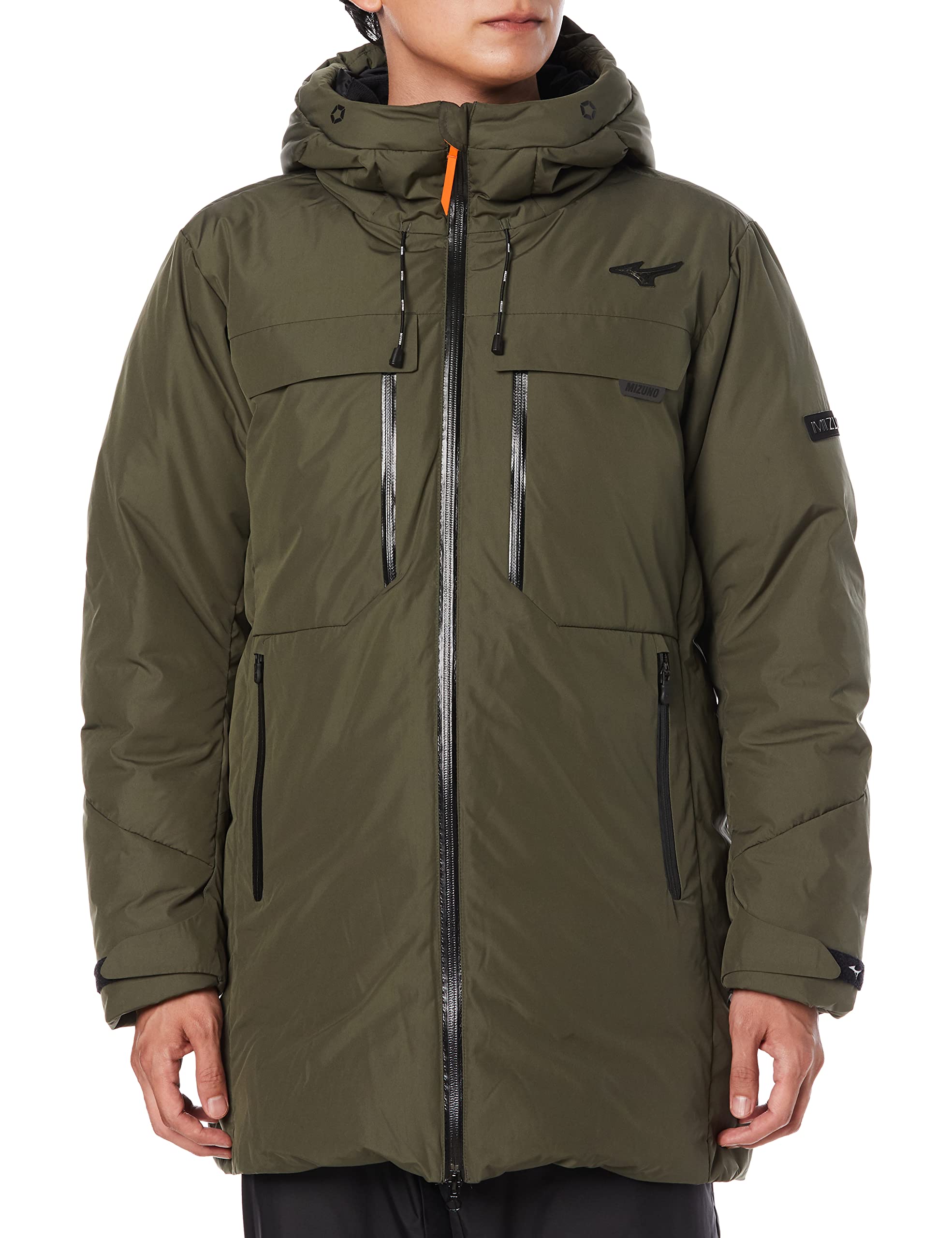 

Mizuno Reflection Gear Down Size S Men s Coat, Khaki, (32ME1552)