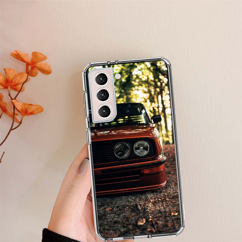 Car for B- Bmwes-S E30 Phone Case For Samsung S24 FE Galaxy S22 S25 Ultra S25 Edge S21 S23 FE S20 S10 Plus Cover Shell Coque Cle