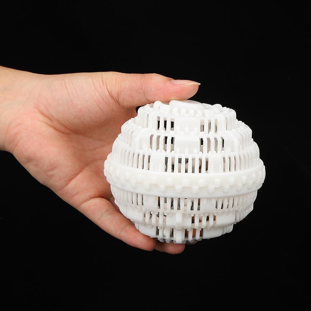 Household EcO Friendly Laundry Ball Magic Cleaning Ball for Washing Machine(White)
