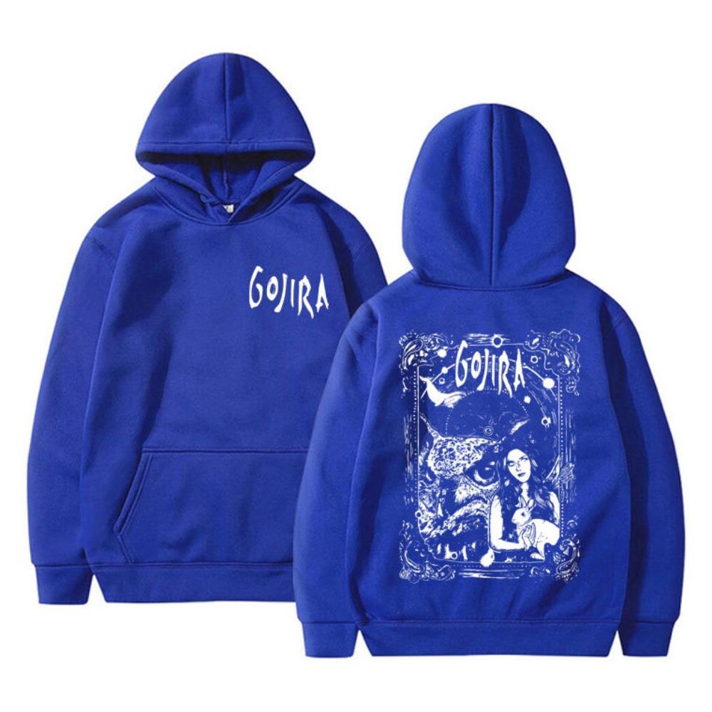 French Metal Band Gojira Graphic Hoodie Male Magma Sweatshir Men Fashion Printed Hoodie Sweatshirt Harajuku Hoodie Clothing