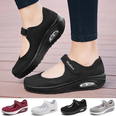 Women's Outdoor Sports Shoes Cushion Anti-skid Mesh Breathable Women's Sports Shoes 35-42