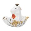 Mengma Doudou Rocking Horse Ceramic Zen Incense Burner - Indoor Sandalwood Backflow Cone Ornament.