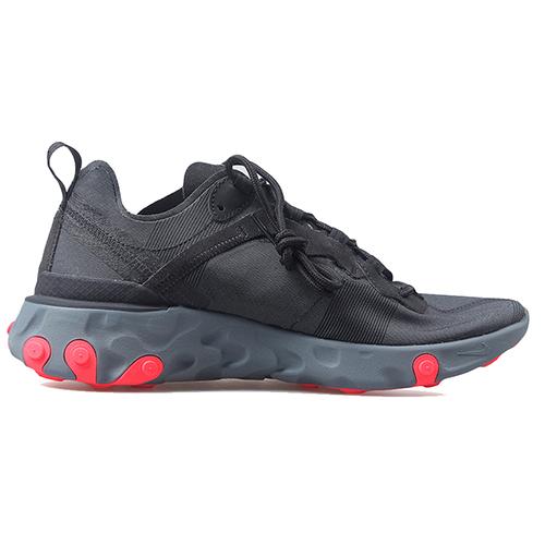 Nike React Element 55 Nero Rosso Solare Donna BQ2728-002