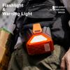 Mini Cooling Fan Rechargeable Belt Clip Fan 9000mAh Wearable Personal Fan LED Emergency Light for Outdoor Hiking Climbing Sports