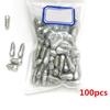 100X Universal 15mm Screw In Tire Stud Snow Spikes Wheel Tyres Snow Chains Studs