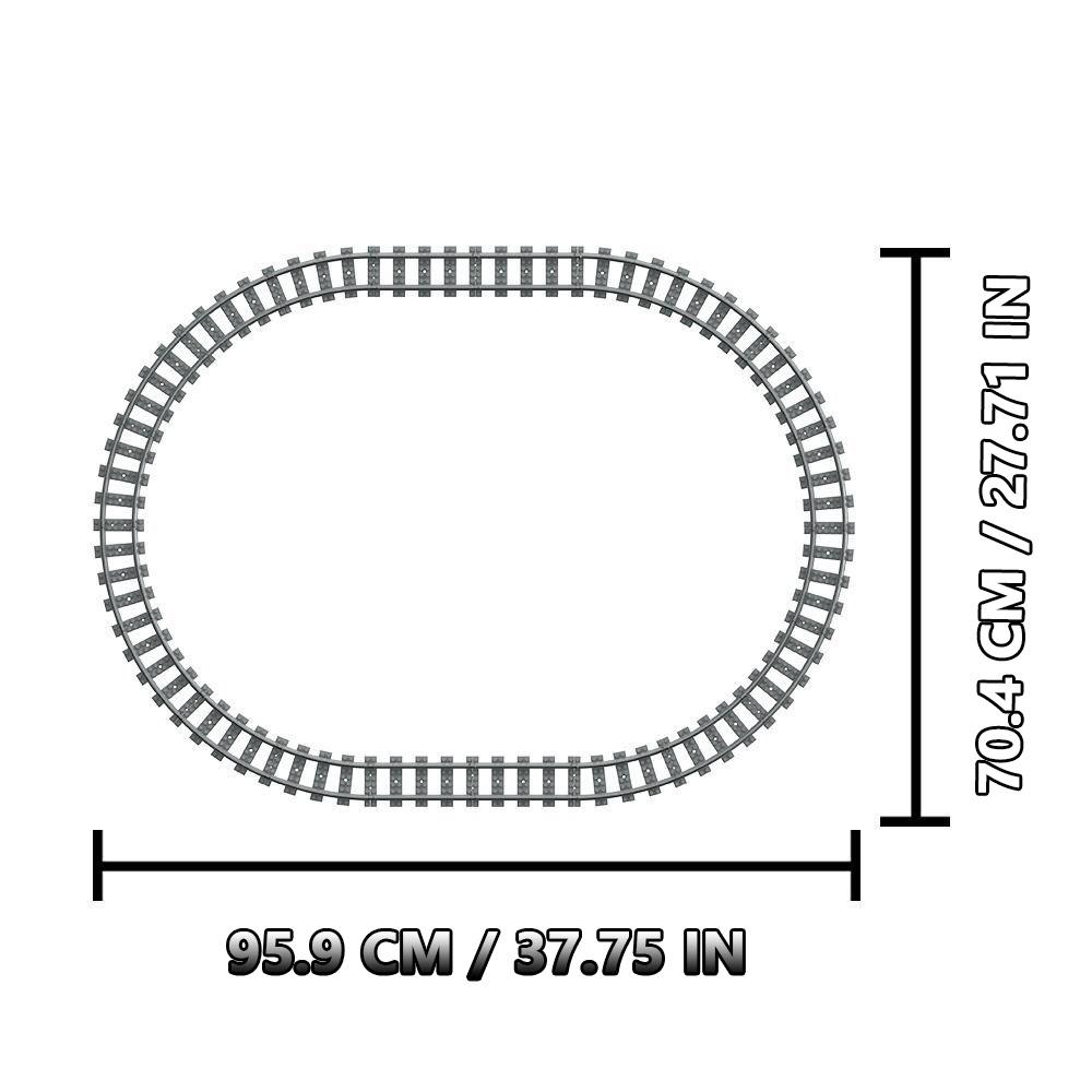 Remote Control High-speed Passenger Train 659Pcs CITY Building Blocks Children's Educational Toys Christmas Birthday Gift