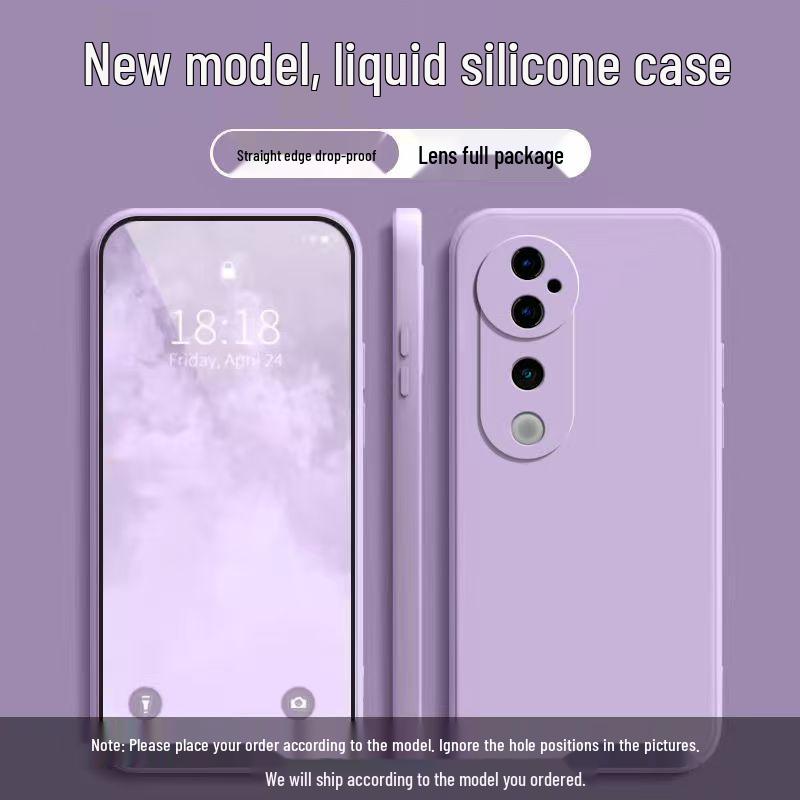 Vivo V40 Pro 5G Liquid Silicone Solid Color Drop-Proof Case