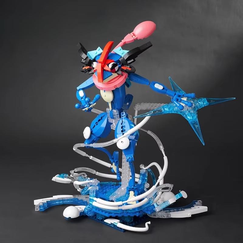 Keeppley Greninja Pokemon Bausteine Charizard Mewtu Turtok Montage 3D Modell Garados Mini Stein Figur Spielzeug für Kinder
