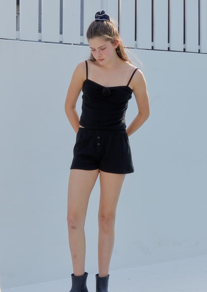 ANOETIC Button Shorts_Black