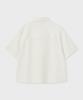 FALLETT Basic Short Sleeve Shirt Ivory
