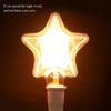 E27 Vintage Light Lamp Pentagram Shape Bulb Lighting Decoration for Coffeehouse 220V