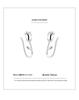 Solid Sterling Silver S999 Tulip Rose Flower Ear Cuffs Korean Style Women's Jewelry