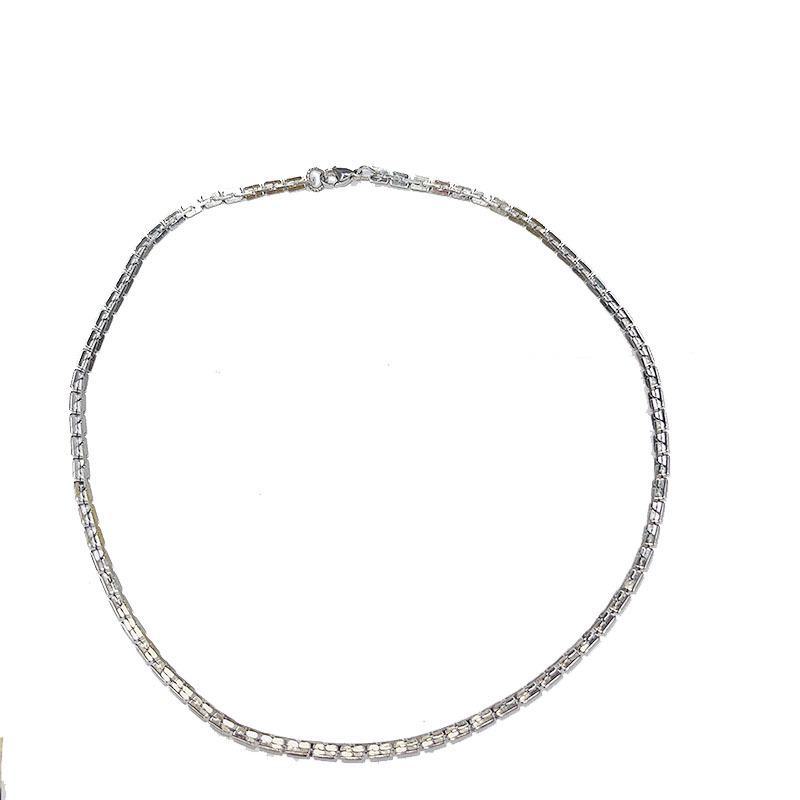 Collier Chaîne Cubaine en Acier Titane Unisexe: Style Tendance Européen & Américain Hip-Hop Disco