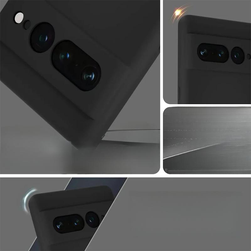 Liquid Silicone Phone Case For Magnetic Google Pixel 10 9 9A 8 8A 7 7A Simple Solid Color Texture TPU Matte Cover