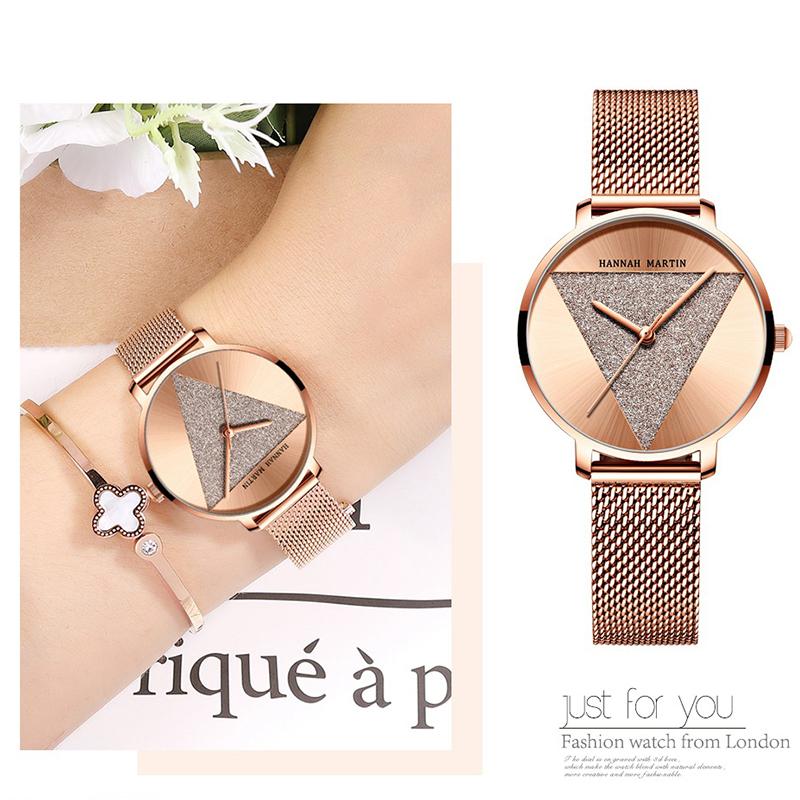 Original Design Women Watches Fashion Japan Quartz Movement Rose Gold Waterproof Wrist Watches Relogio Feminino