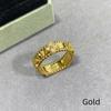 Four-leaf Clover Kaleidoscope Ring Women's Silver with Diamonds Flower Ring 18k Rose Gold Men and Women Couple Ring Tide
